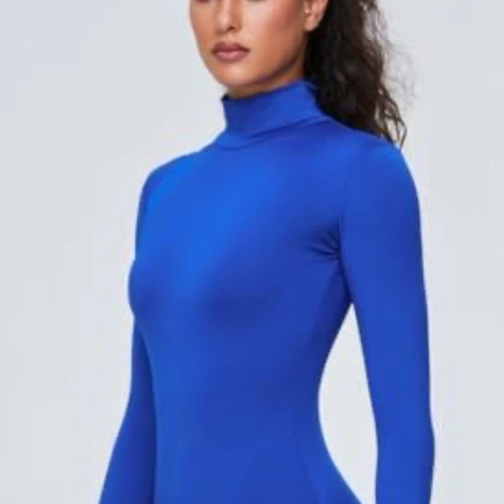American Apparel Vibrant Blue Bodysuit